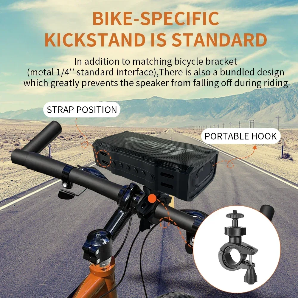 Golf Scorecard Holder - 30W Portable Outdoor Waterproof Cycling Subwoofer