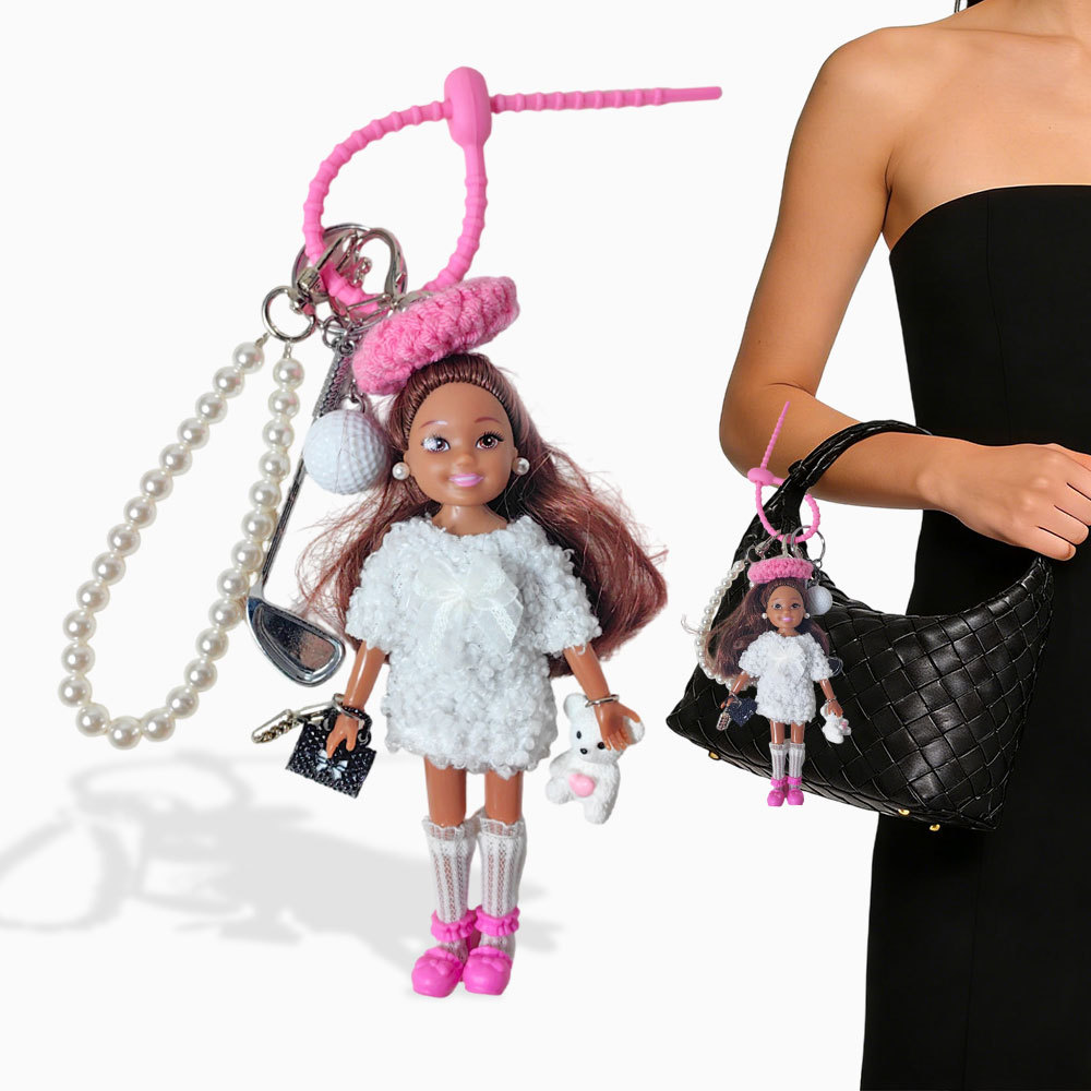 Golf Equipment Bag - Sports Style Golf Black Mini Doll