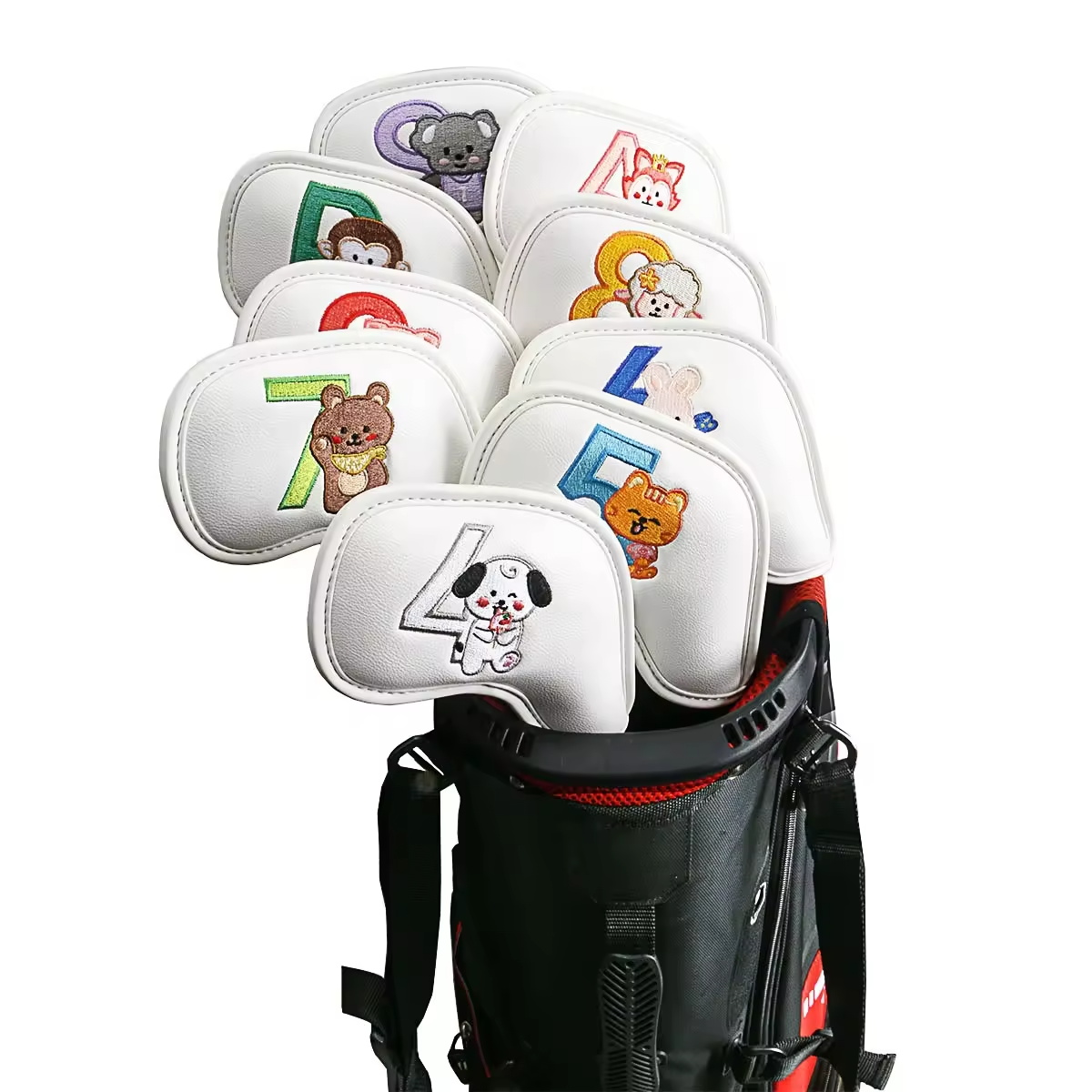 9Pcs Cute Cartoon Animal Golf  - Golf Equipment And Accessories review and price